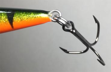 Karikko Wobbler, Länge: 18 cm, Farbe: Barsch Glitter 031, schwimmend, von Suomen Uistin The Finnish Lure Company (Jarmo Rapala)